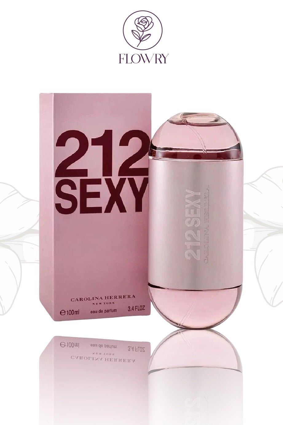 212 Sexy Carolina Herrera [ sealed master box ] للنساء - Flowry