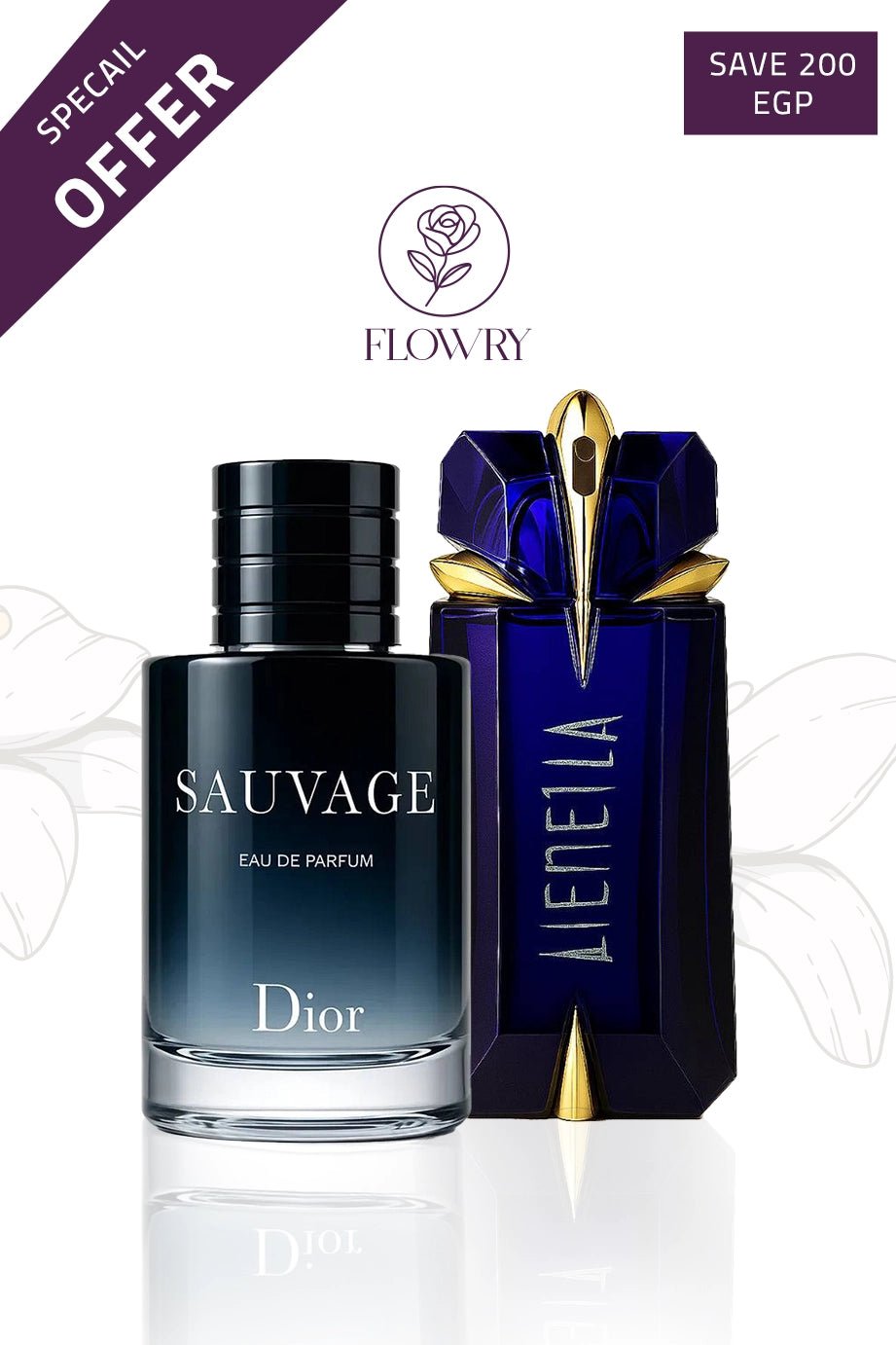 Alien Mugler + Sauvage - Flowry