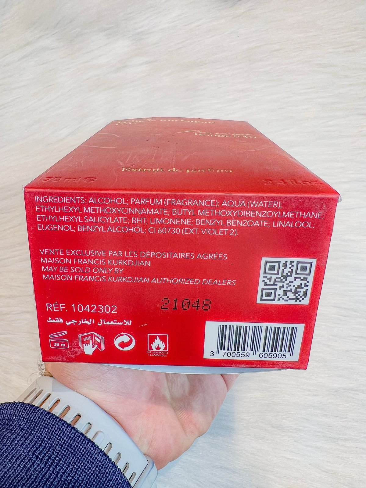 Baccarat Rouge 540 Extrait de Parfump [sealed master box ] للجنسين - Flowry