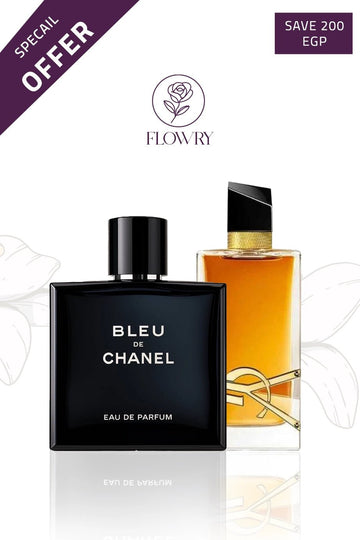 bleu de chanel + Libre Yves Saint Laurent - Flowry