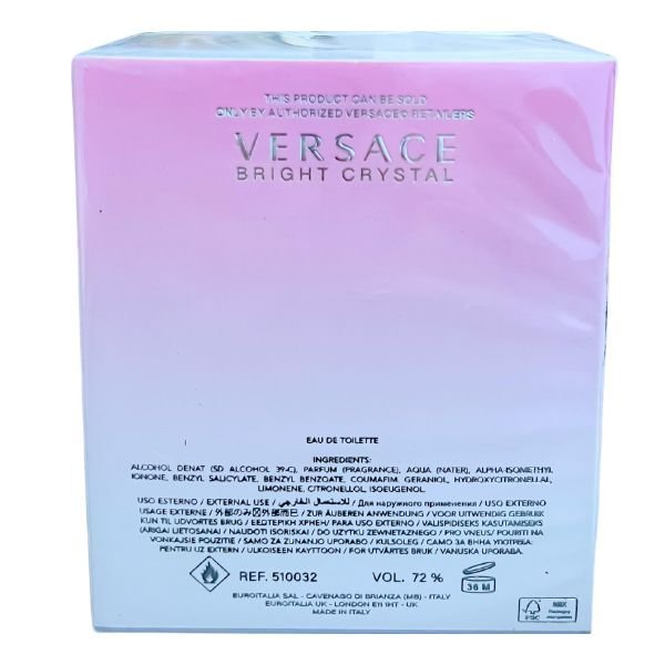 Bright Crystal Versace [ sealed master box ] للنساء - Flowry