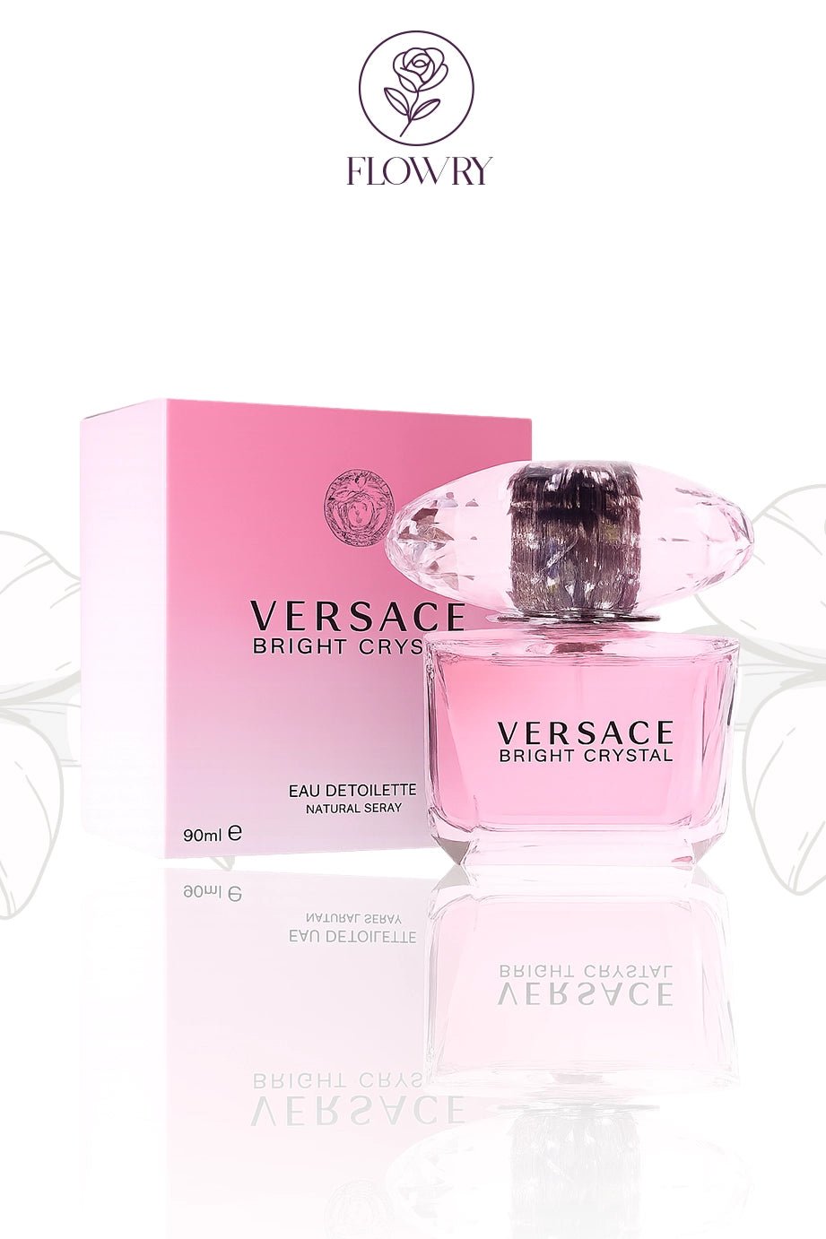 Bright Crystal Versace [ sealed master box ] للنساء - Flowry