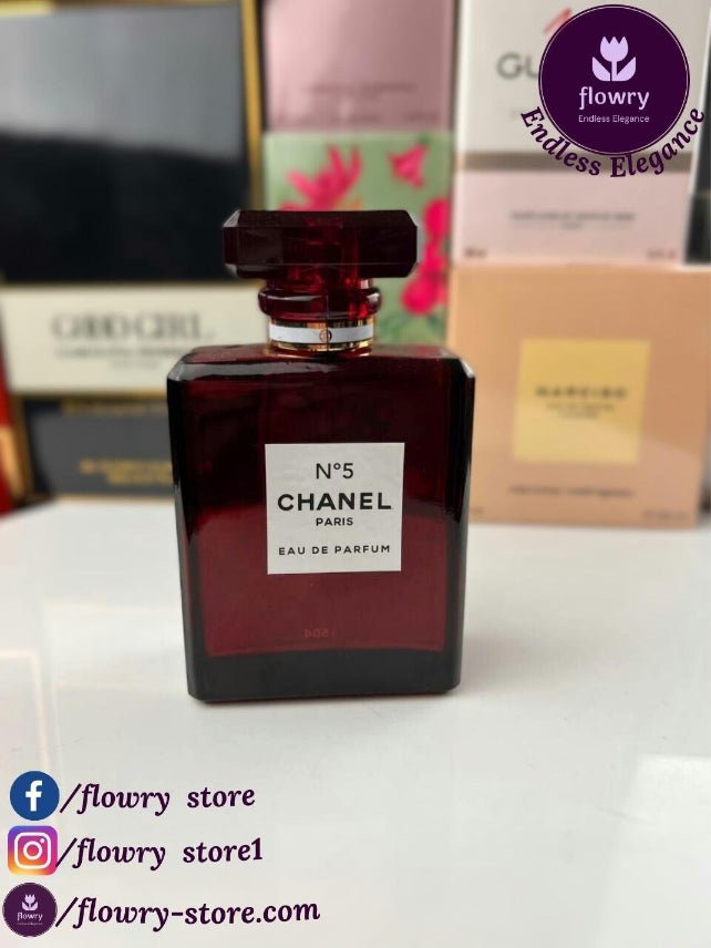 Chanel No 5 Eau de Parfum Red Edition Chanel للنساء - Flowry