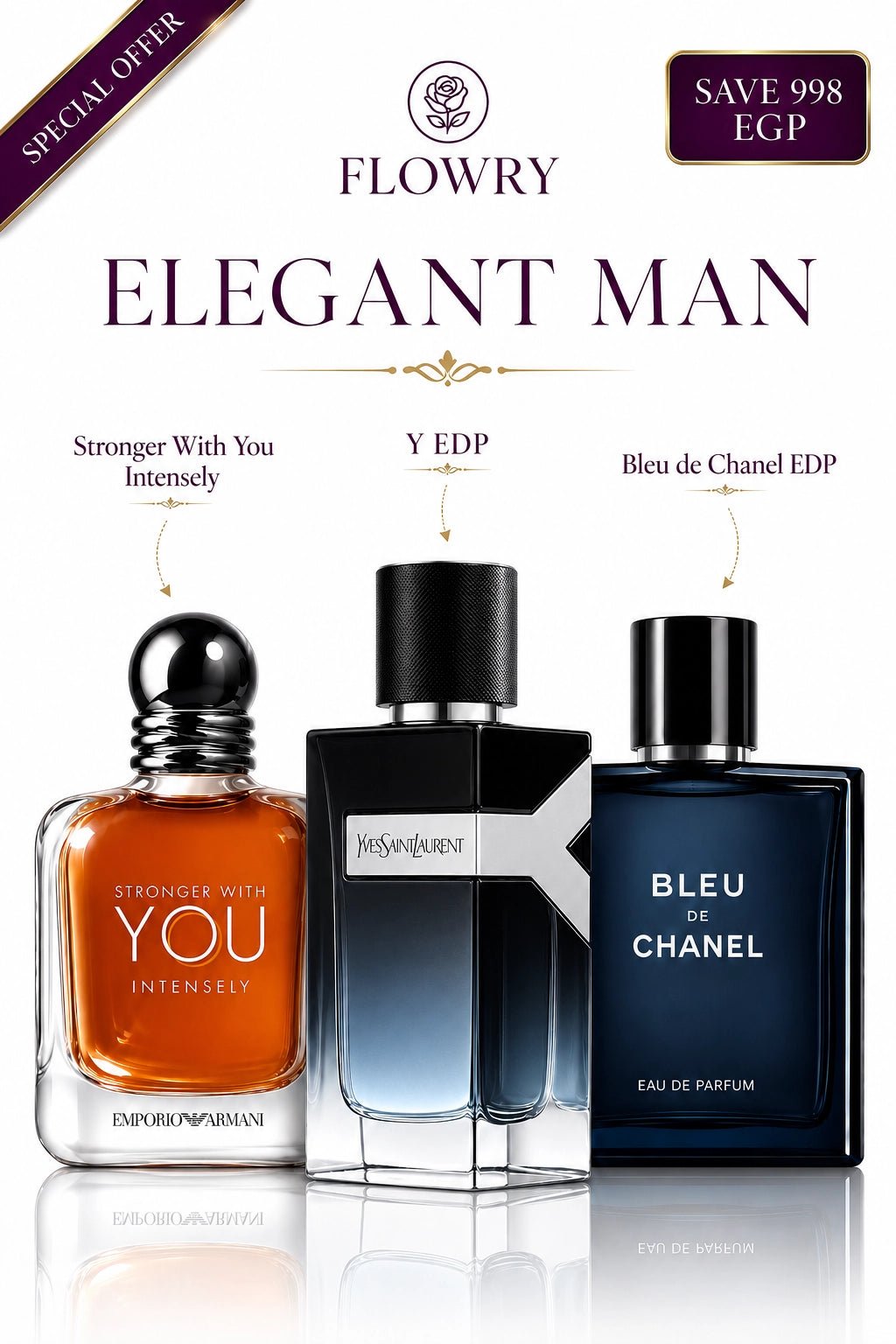 Elegant Man Set - Flowry