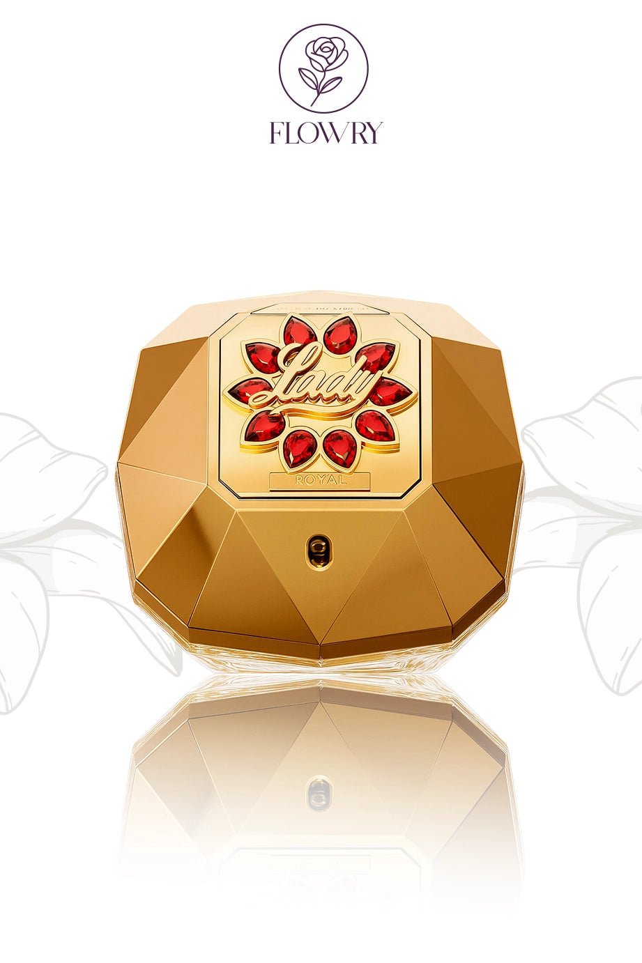 Lady Million Royal Rabanne للنساء - Flowry