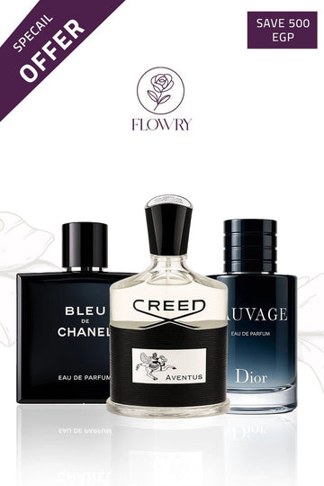 Sauvag + Bleu de chanel + Aventus Creed - Flowry