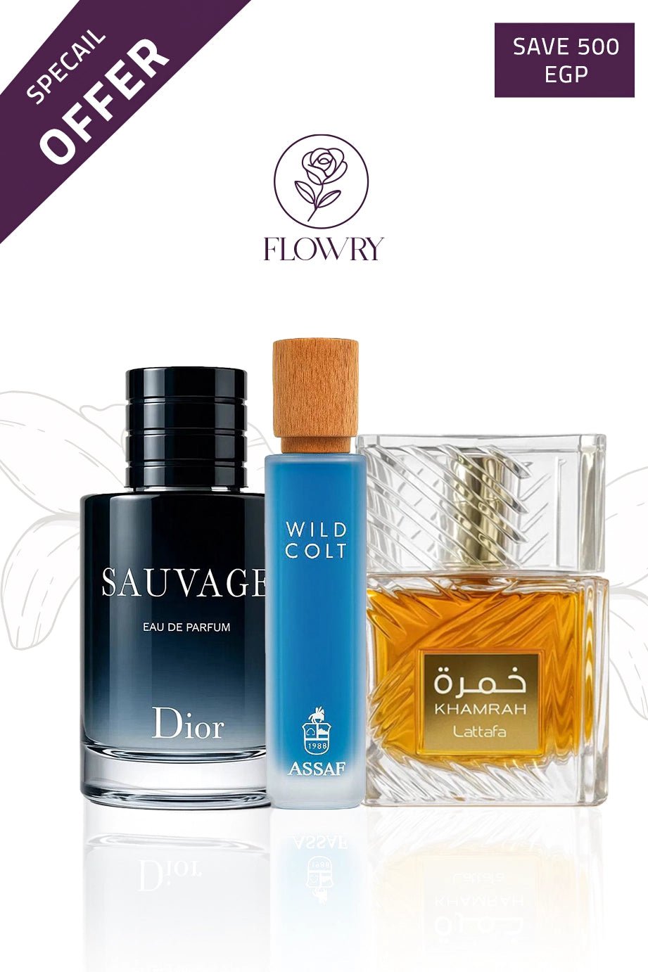 Sauvage + Khamrah +Wild Colt - Flowry