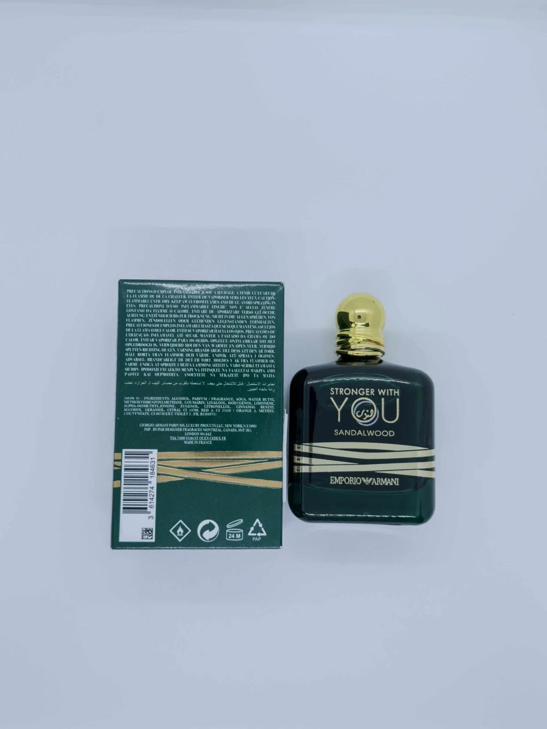 Stronger With You Sandalwood Giorgio Armani 100 ml [ sealed master box ] للجنسين - Flowry