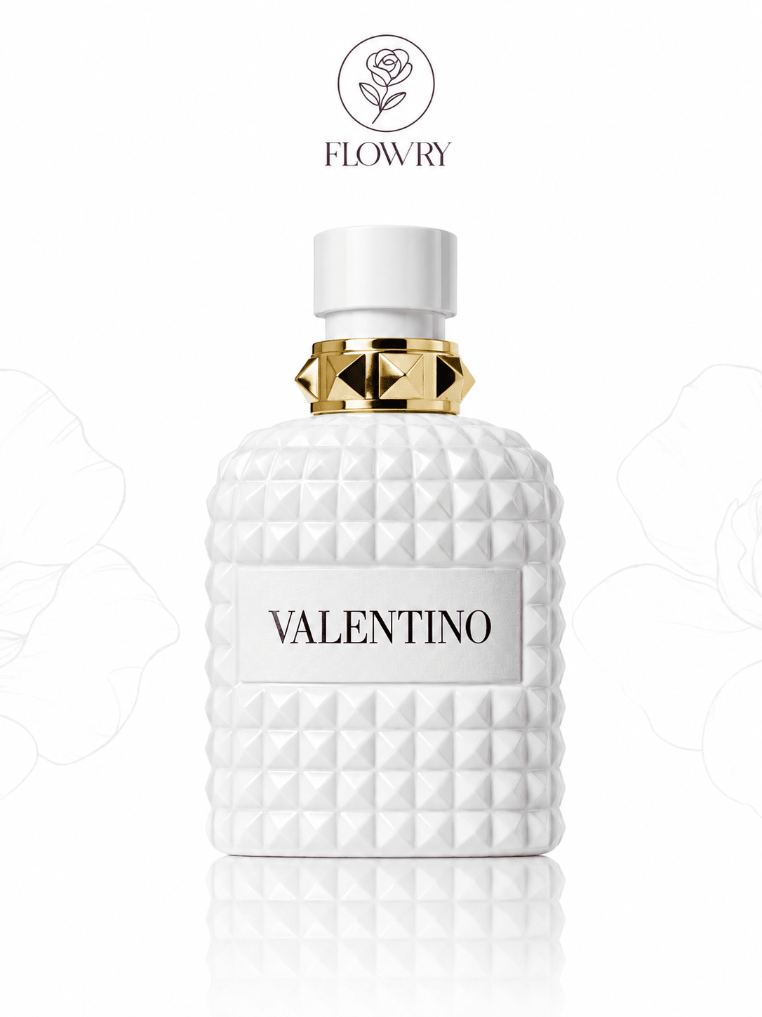Valentino Uomo Born in Roma Ivory للرجال - Flowry