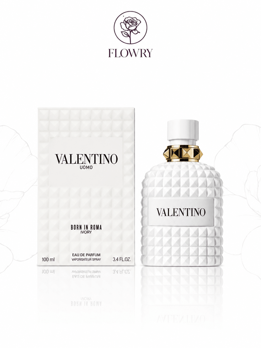 Valentino Uomo Born in Roma Ivory [Master Box ] للرجال - Flowry